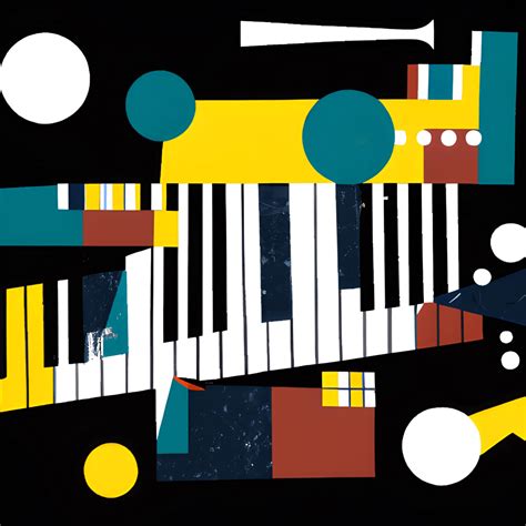 Abstract Piano Inspired Art · Creative Fabrica