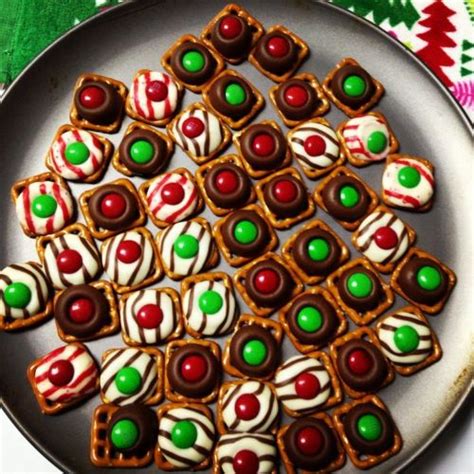 M&M Pretzel Buttons Recipe