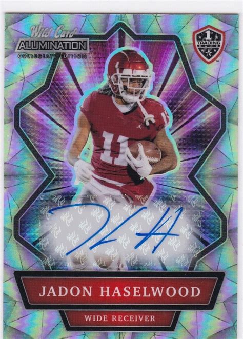 Wild Card Alumination Nil Collegiate Edition Autographs Jadon