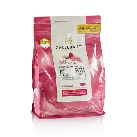 Chocolate Callebaut Rubi 2 5 Kg Casa Costa