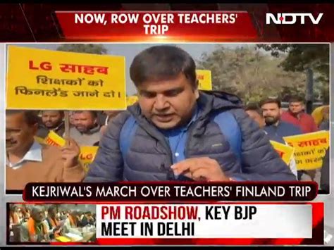 Ndtv On Twitter Arvind Kejriwal S March In Row With Centre Over