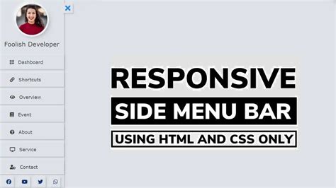 Neumorphism Sidebar Menu Using Html And Css