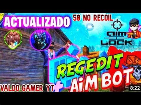 ESTE ES EL UNICO REGEDIT QUE TRAE AIMLOCK Para Dar TODO HEADSHOTS