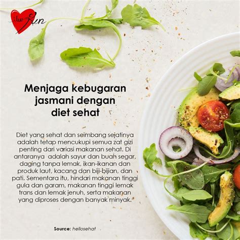 Diet Yang Sehat Dan Seimbang Sejatinya Adalah Tetap Mencukupi Semua Zat Gizi Penting Dari