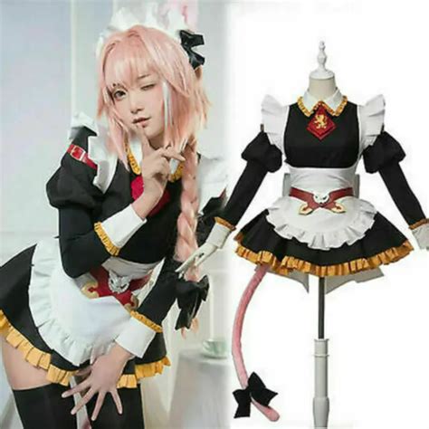 Fate Grand Order Astolfo Cosplay Fgo Astolfo Apocrypha Maid Dress