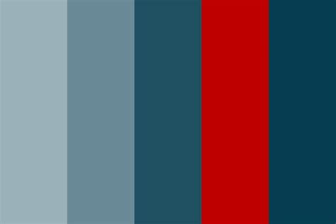 Red And Blue Color Palette