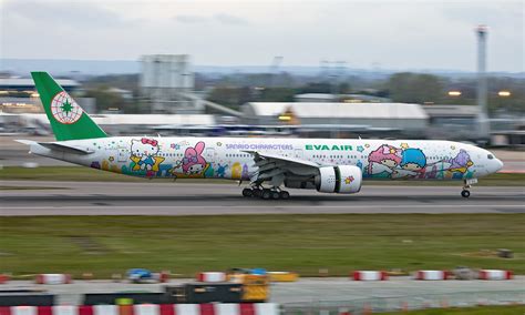 B 16722 Boeing 777 36ner Lhr Eva Air Hello Kitty Shi Flickr