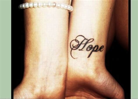 52 Nice Hope Wrist Tattoos - Wrist Tattoo Designs