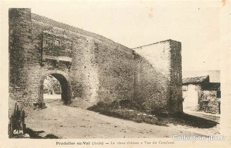 CPA FRANCE 11 Pradelles en Val Le vieux château vue du couchant