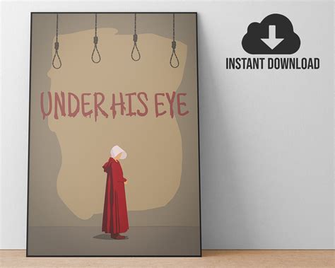 The Handmaids Tale Minimalist Poster Handmaids Tale Poster Handmaids