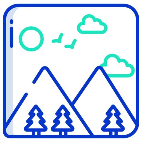 Mountains Icongeek26 Outline Colour Icon