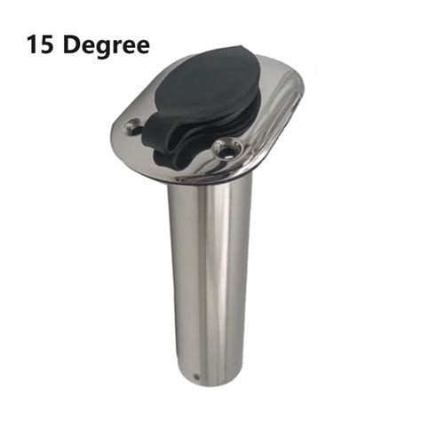 Boat Stainless Steel Fishing Rod Holder Flush Mount 15 30 90 Degree Rod