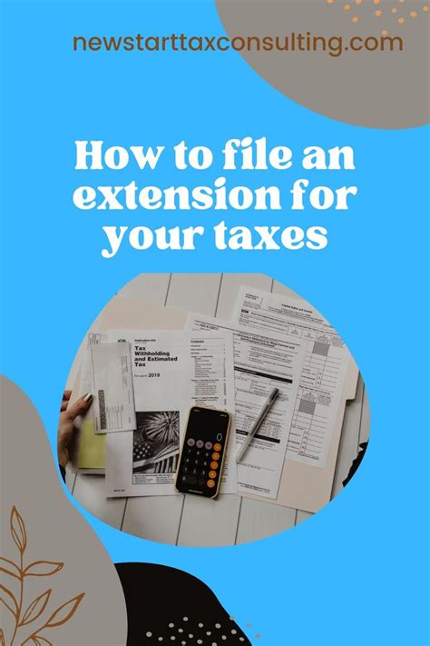 How To File An Extension For Your Taxes Tax Extension Filing Taxes