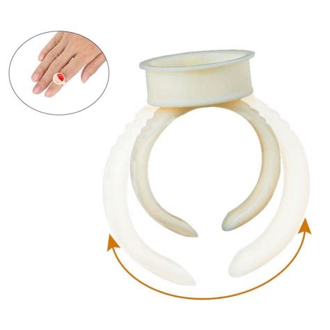 Anel Batoque Silicone Separador Colorido G 10 Unidades Gamor