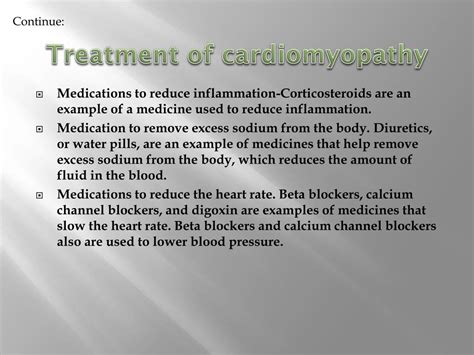 Ppt Cardiomyopathy Causes Symptoms Types Diagnosis And Treatment