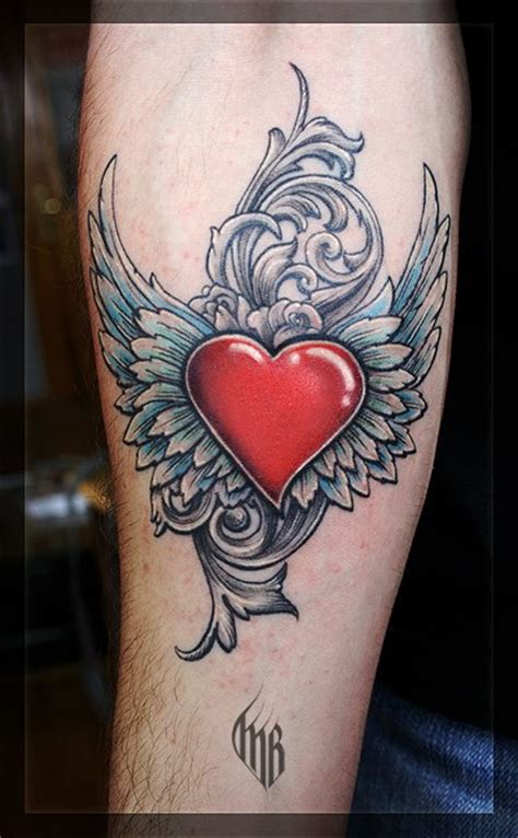 heart wings tattoo by robertan4 on DeviantArt