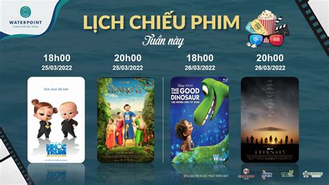 Lịch chiếu phim cuối tuần tại Waterpoint [Rạp phim ngoài trời]