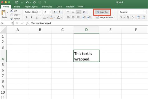 How To Wrap Text And Formulas On Multiple Lines In Excel