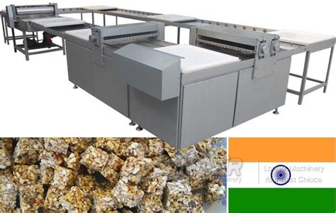 Peanut Chikki Making and Packing Machine Sold to India