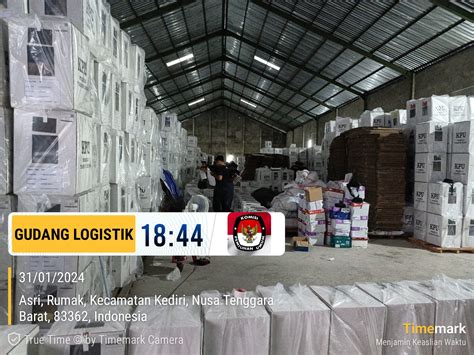 Polri Siaga Amankan Logistik Pemilu Di Lombok Barat Post Ntb