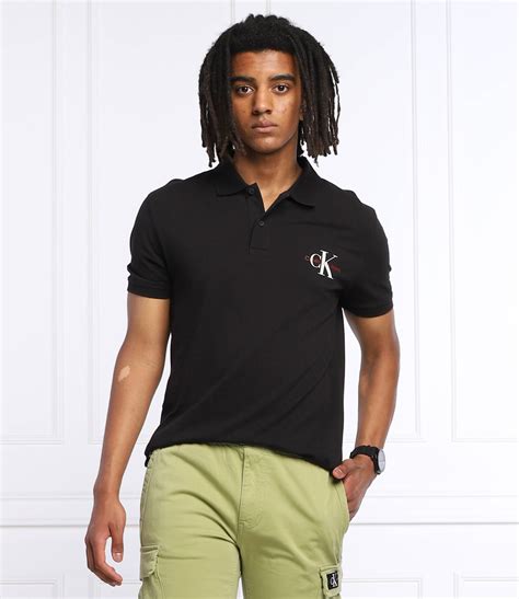 Polo Regular Fit Calvin Klein Jeans Black Gomez Pl En