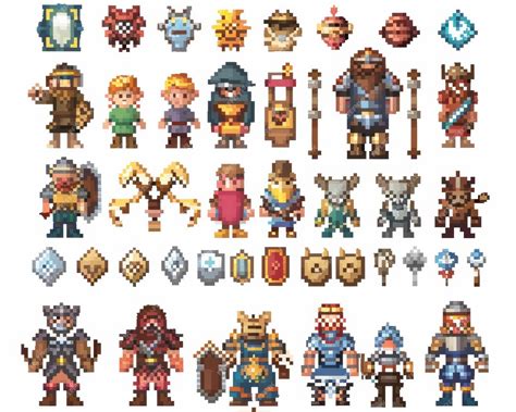 Premium Photo 2d Top Down Sprite Character Hero Style Of Pixel Art