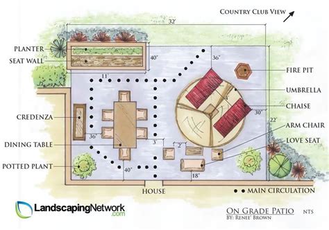 Landscaping Network Patio Layout Patio Furniture Placement Deck