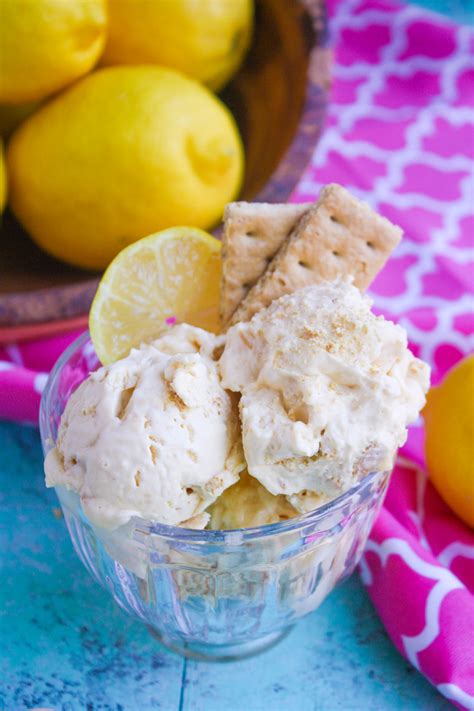 No Churn Lemon Pie Ice Cream