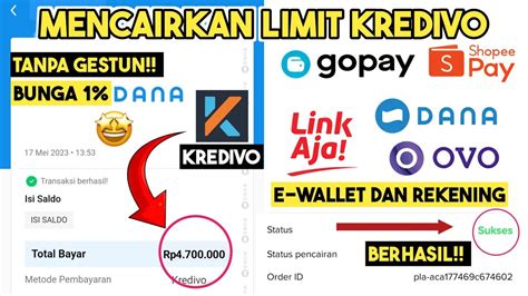 TANPA GESTUN Cara Mencairkan Limit Kredivo Ke Dana Rekening Terbaru