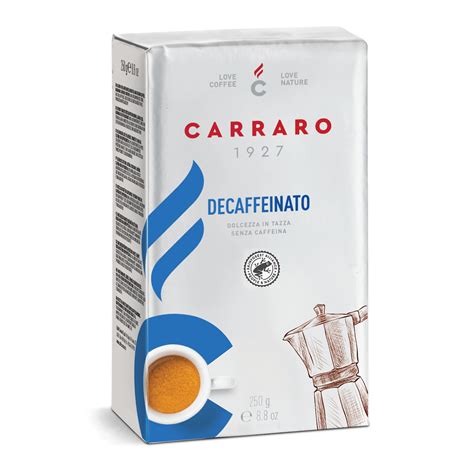 Decaffeinato 250g Ground Carraro Coffee