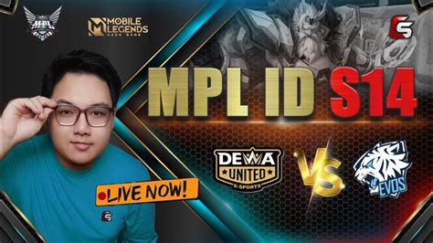 NOBAR MPL SEASON 14 WEEK 6 DAY 2 DEWA VS EVOS Mobile Legends Indonesia