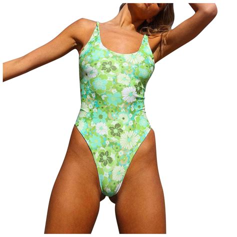 Simu Swimming Suits For Women Women Bikini Set Swimming Floral Prints