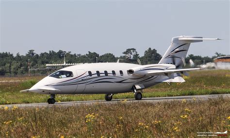 Piaggio P Avanti Ii F Hrog Oyonnair At Bordeaux Airport Florian