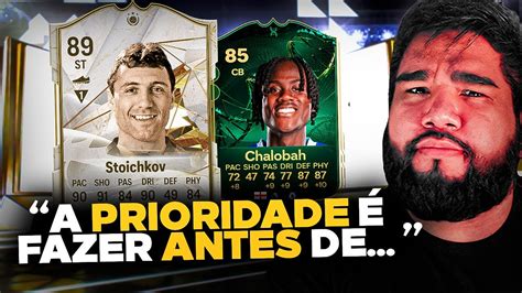 STOICHKOV ICON DME NOVA EVOLUÇAO ZAGUEIRO PACK BOM DEMAIS EA FC