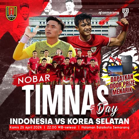 NOBAR PIALA AFC U 23 INDONESIA Vs KOREA SELATAN DI BALAIKOTA SEMARANG