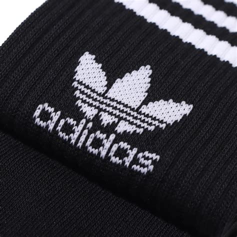 Adidas Mid Cut Crew Socks Pairs Black