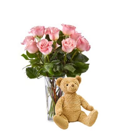 Teddy Bear Arrangement - Sunny Flower Delivery