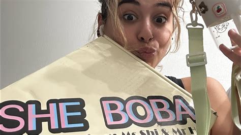 Unboxing She Boba From Ms Shi And Mr He 🌸 Youtube