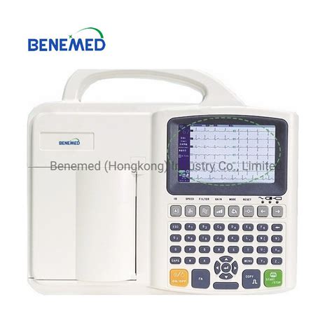 Ce Approved Digital Six Channel Portable Ecg Machine