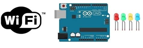 Allumer quatre LEDs connectées à l Arduino UNO via WIFI