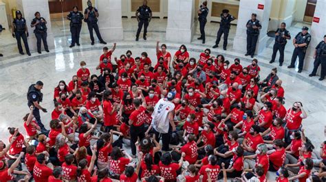 En Video Cientos De Activistas Propalestinos Toman El Capitolio De EEUU