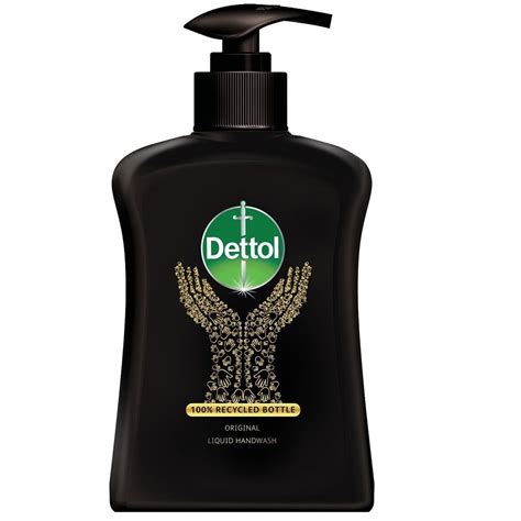 Dettol Black Original Liquid Hand Wash Packaging Type Pump Bottle