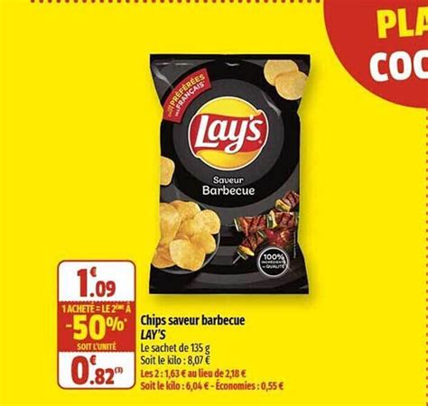 Promo Chips Saveur Barbecue Lay S Chez Coccinelle Supermarch