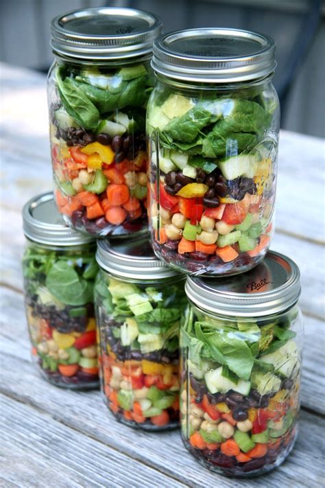 Mason Jar Salads | Food Prep Tips For Weight Loss | POPSUGAR Fitness ...