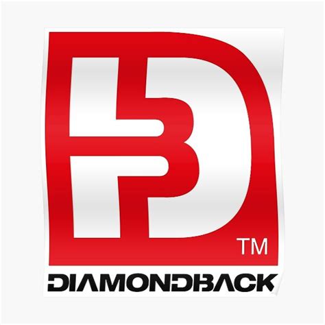 "LOGO - DIAMONDBACK" Poster for Sale by Robewyn | Redbubble