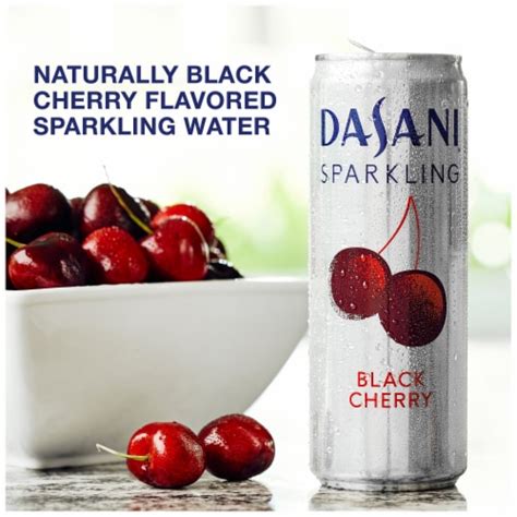 Dasani Black Cherry Flavored Sparkling Water Cans 8 Pk 12 Fl Oz