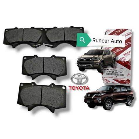 Toyota Front Disc Brake Pad Hilux Revo Gun Gun Fortuner Tgn