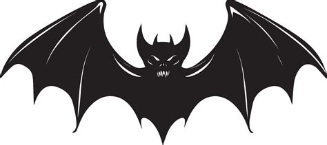 Halloween bat silhouette black 50095512 Vector Art at Vecteezy