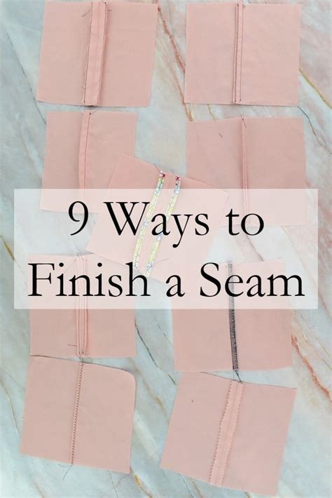 How To Finish A Seam 9 Seam Finishes • Heather Handmade