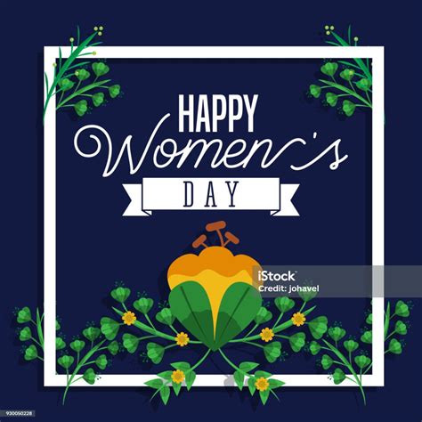 Happy Womens Day Card Stock Illustration Download Image Now Adult